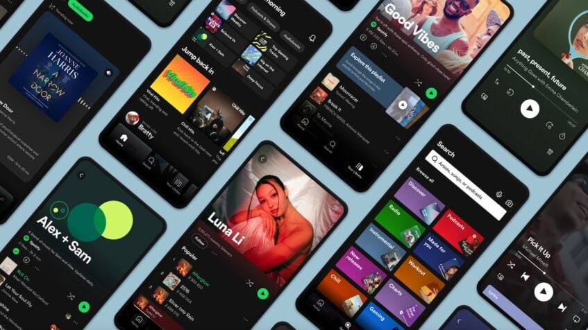 Spotify app open on multiple phones