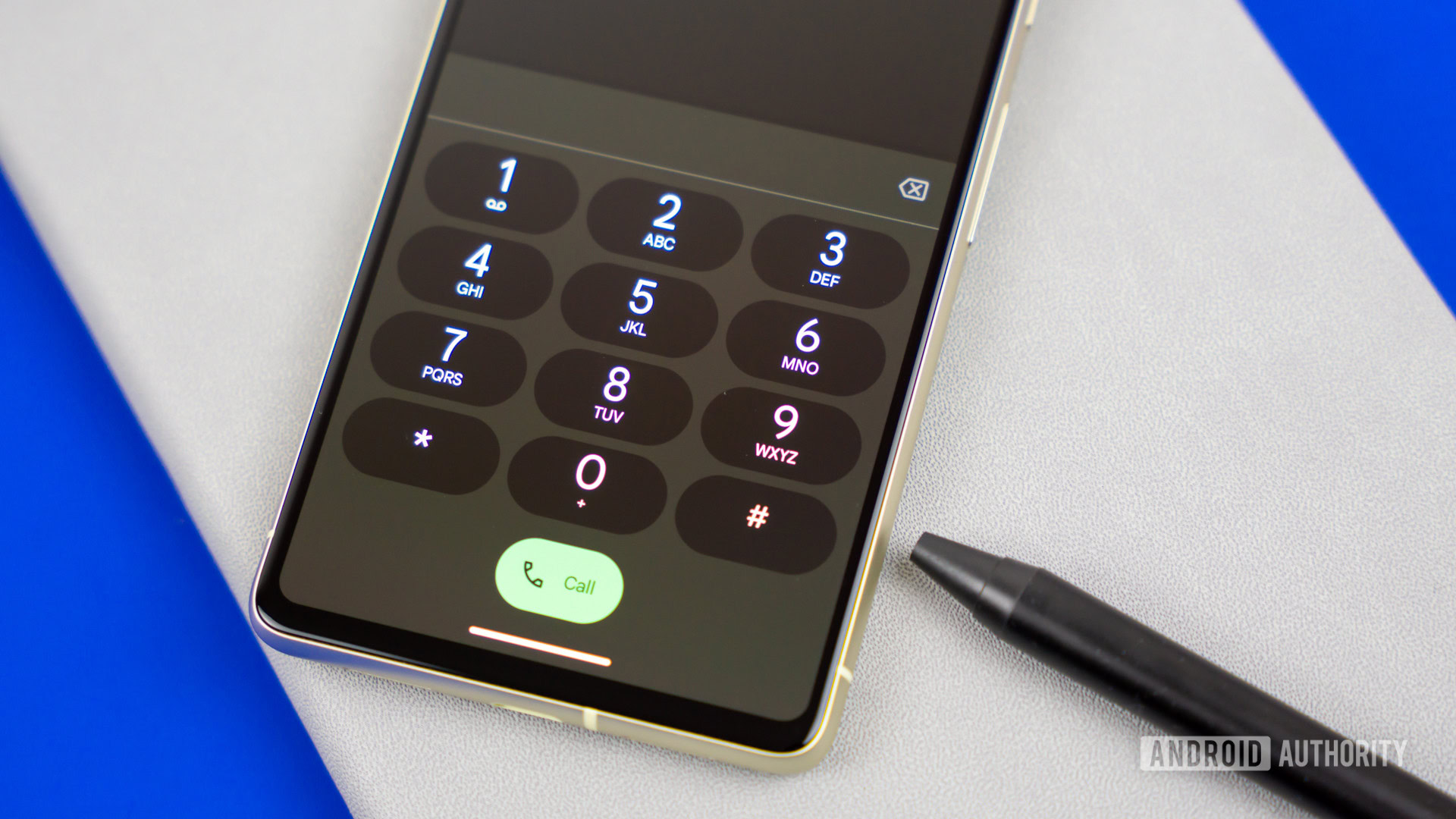 Stock photo of Phone by Google app with dialer open Stock photo of Phone by Google app with dialer open