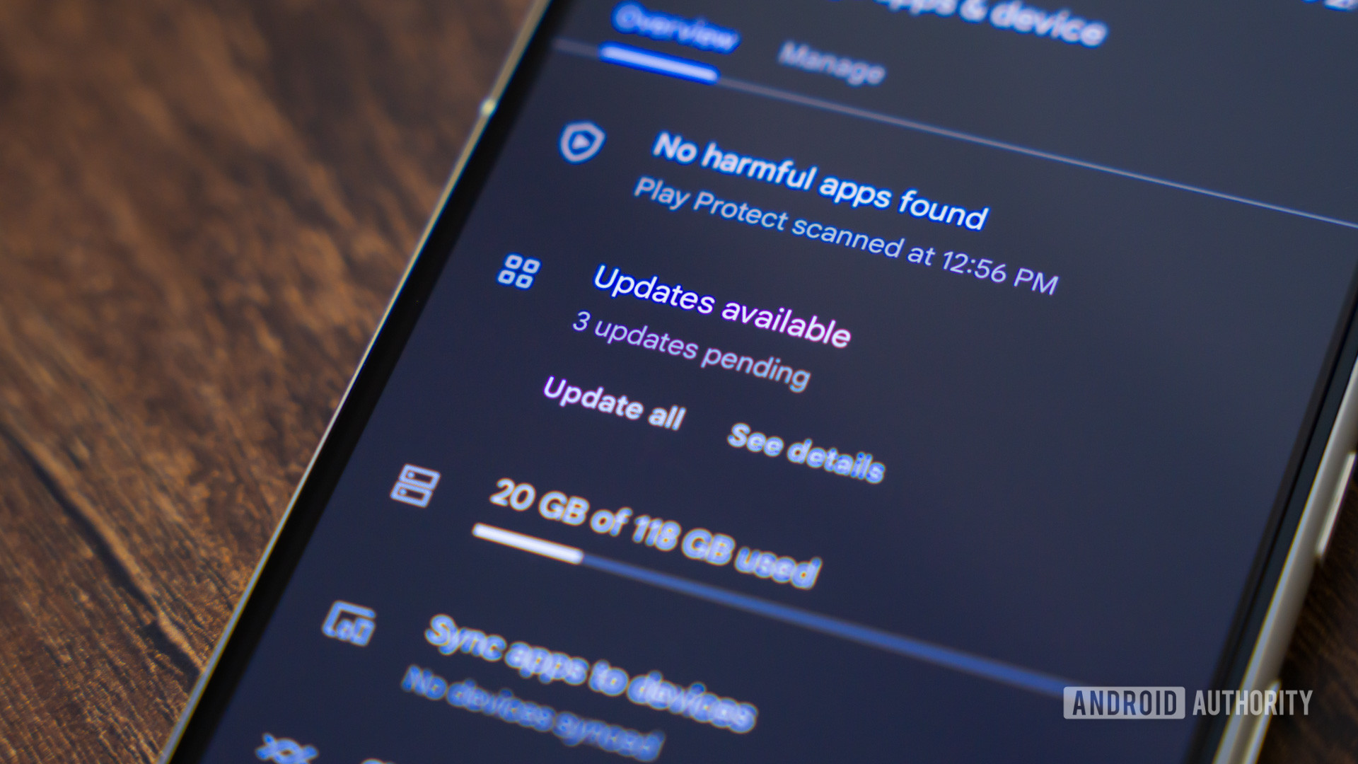 Google Play Store updating apps stock photo Google Play Store updating apps stock photo