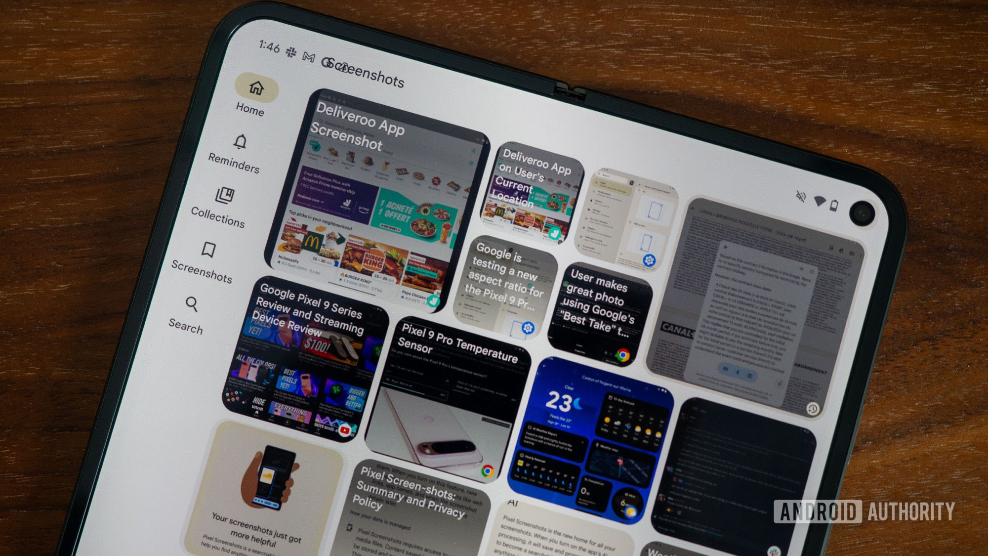 google pixel 9 pro fold unfolded display screenshots app google pixel 9 pro fold unfolded display screenshots app