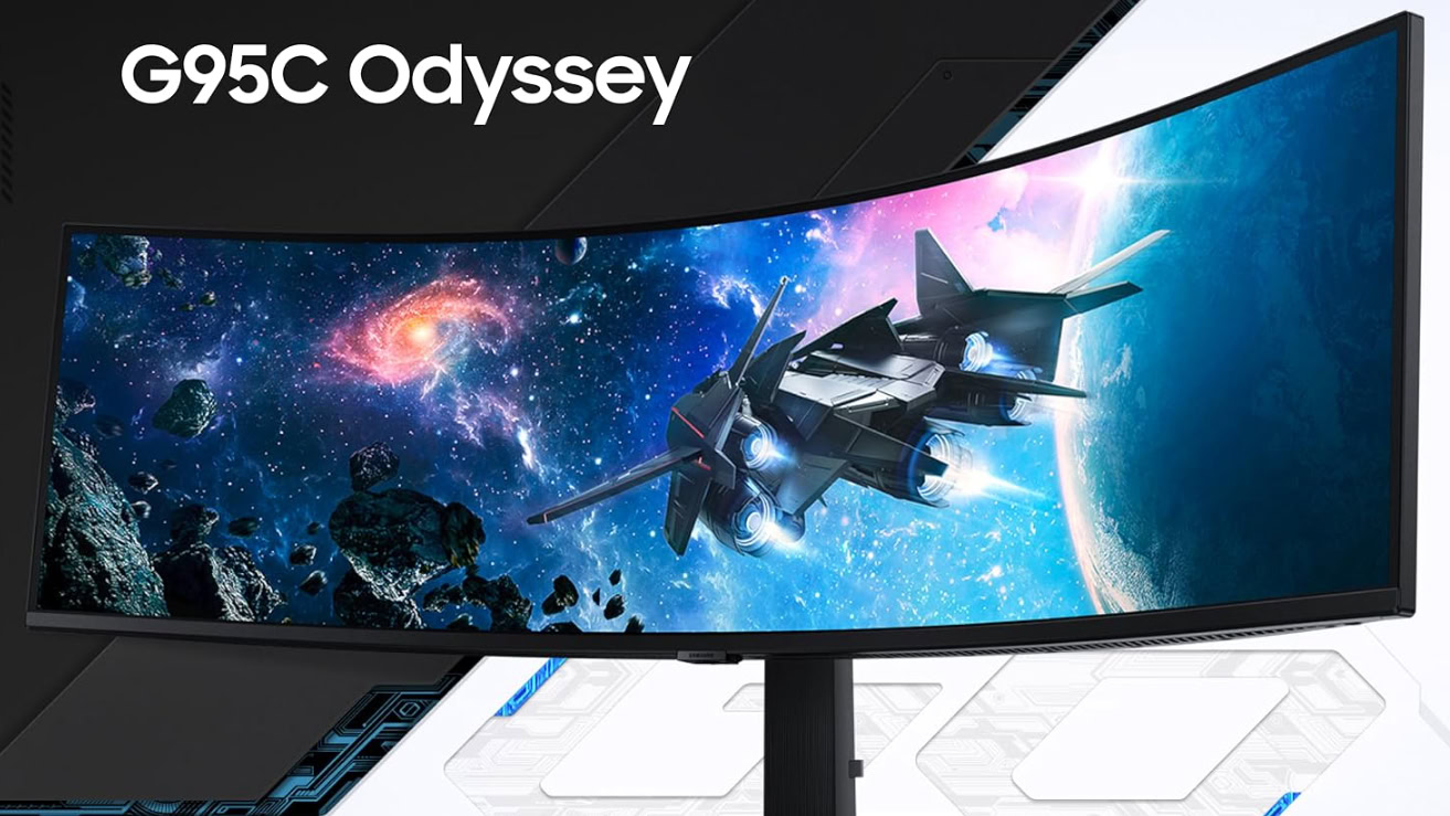 Samsung Odyssey G9 Series G95C monitor Samsung Odyssey G9 Series G95C monitor