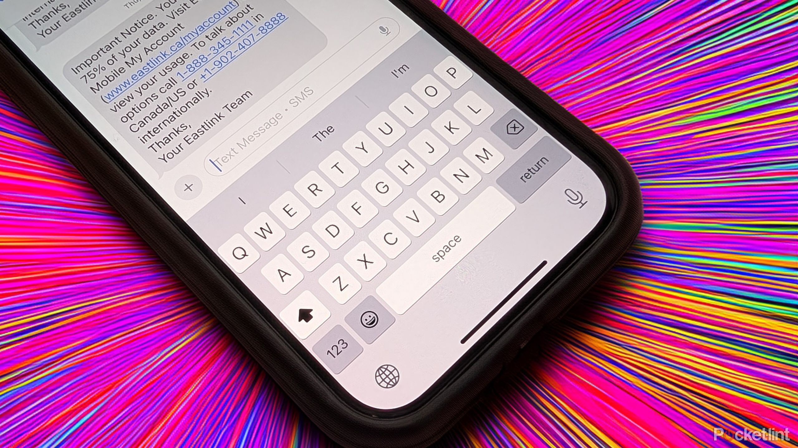 iPhone SMS texting