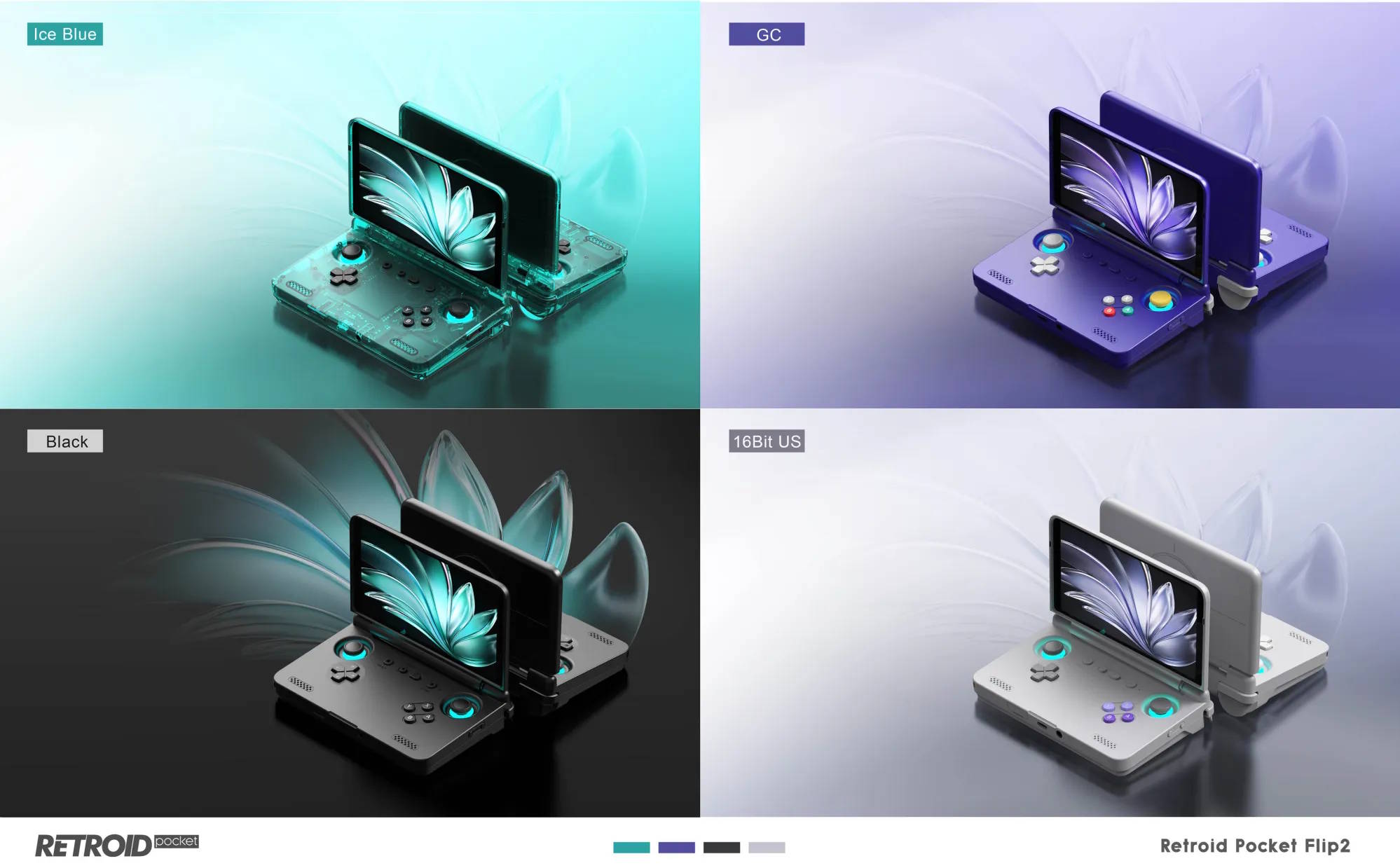 Retroid Flip 2 colors Retroid Flip 2 colors