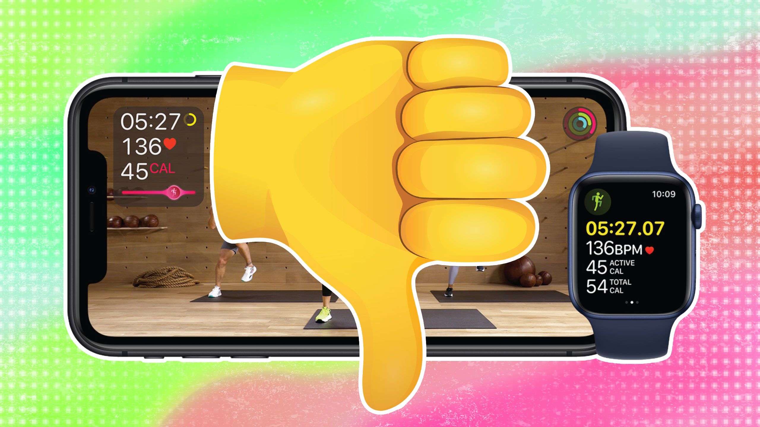 A thumbs down for Apple Fitness+.