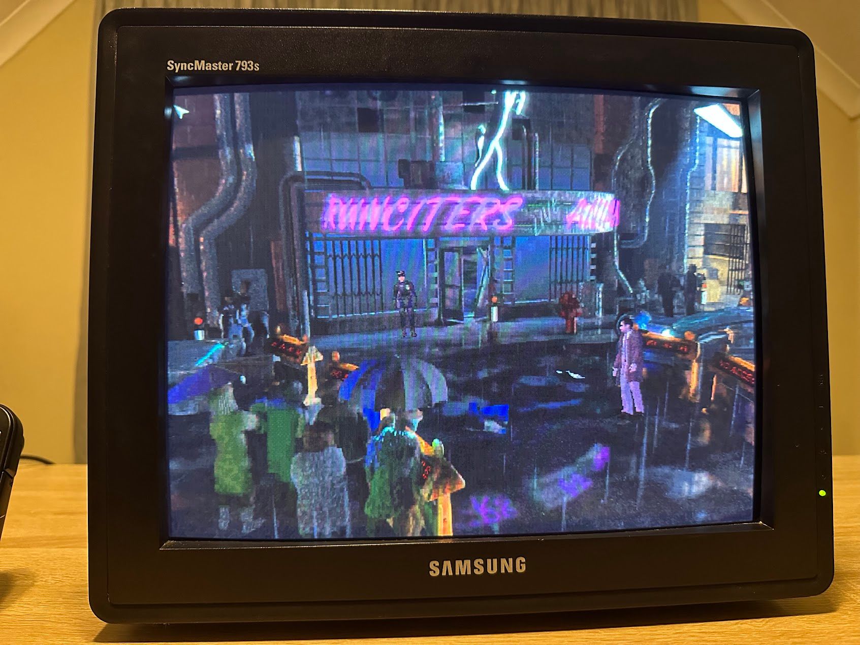Blade Runner on a CRT.