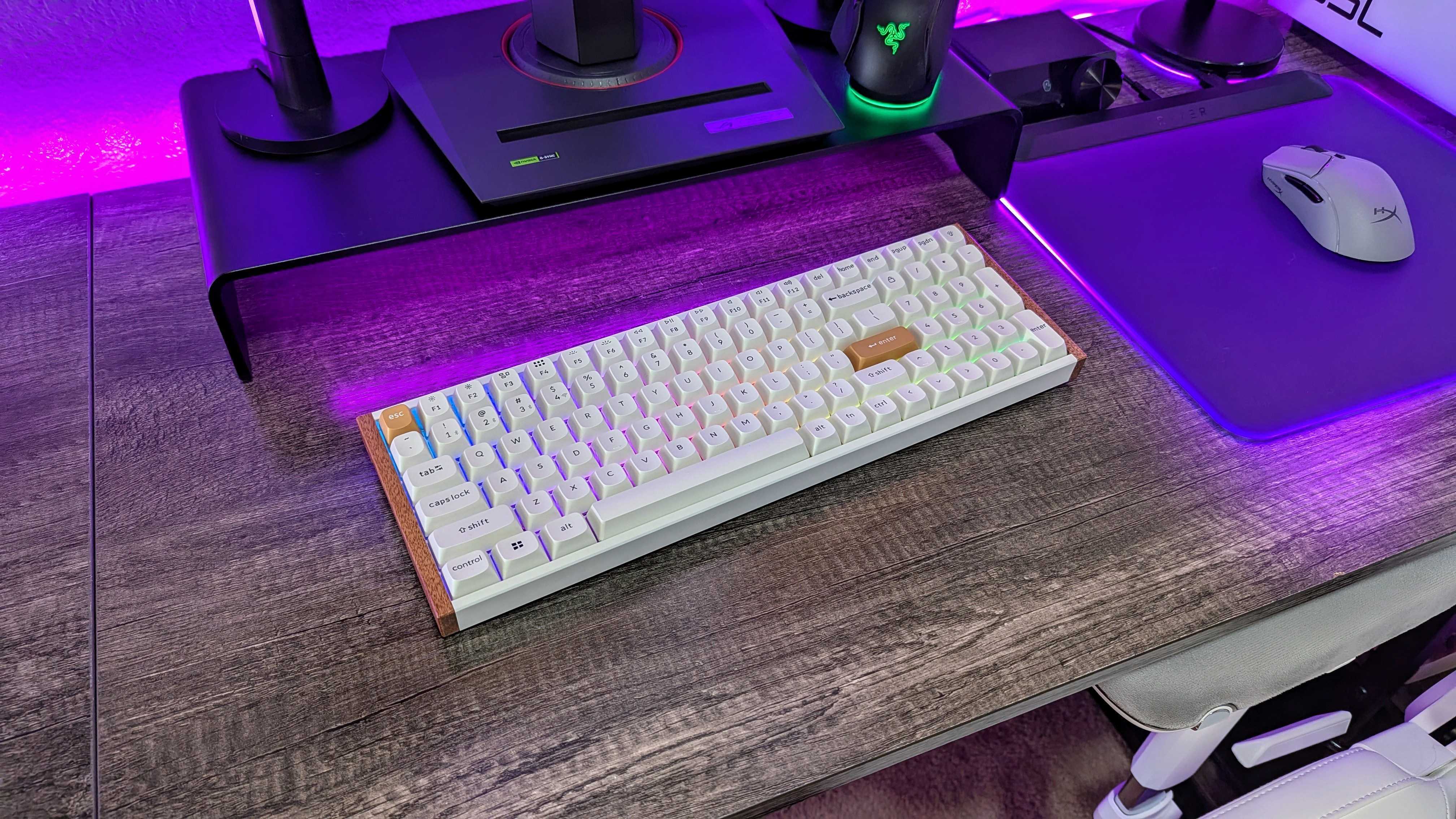 Image of the Keychron K4 HE Special Edition in white.