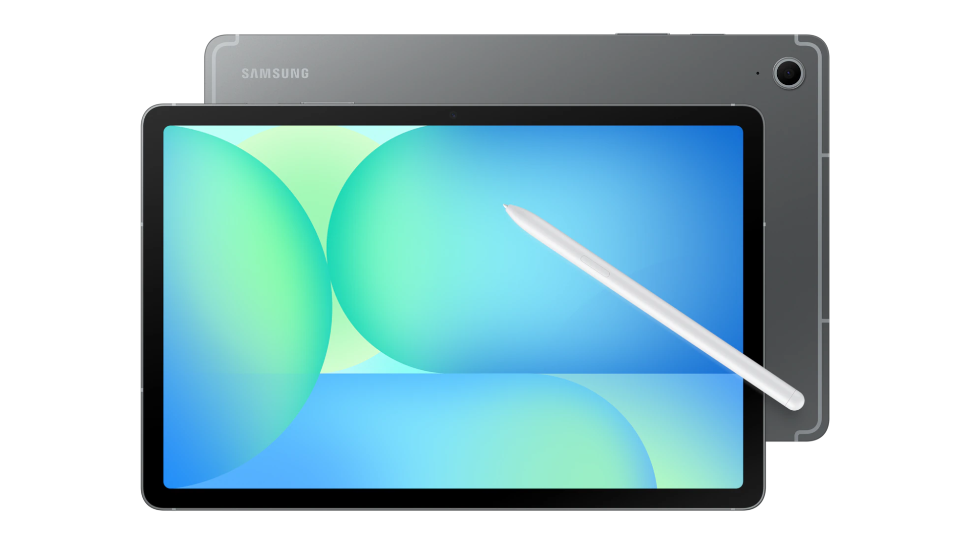 Image of the Galaxy Tab S10 FE's screen over a white background.