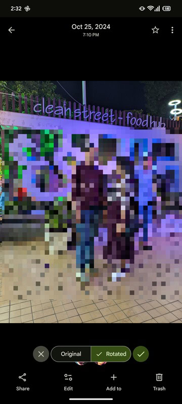 Google Photos new rotate ui 2