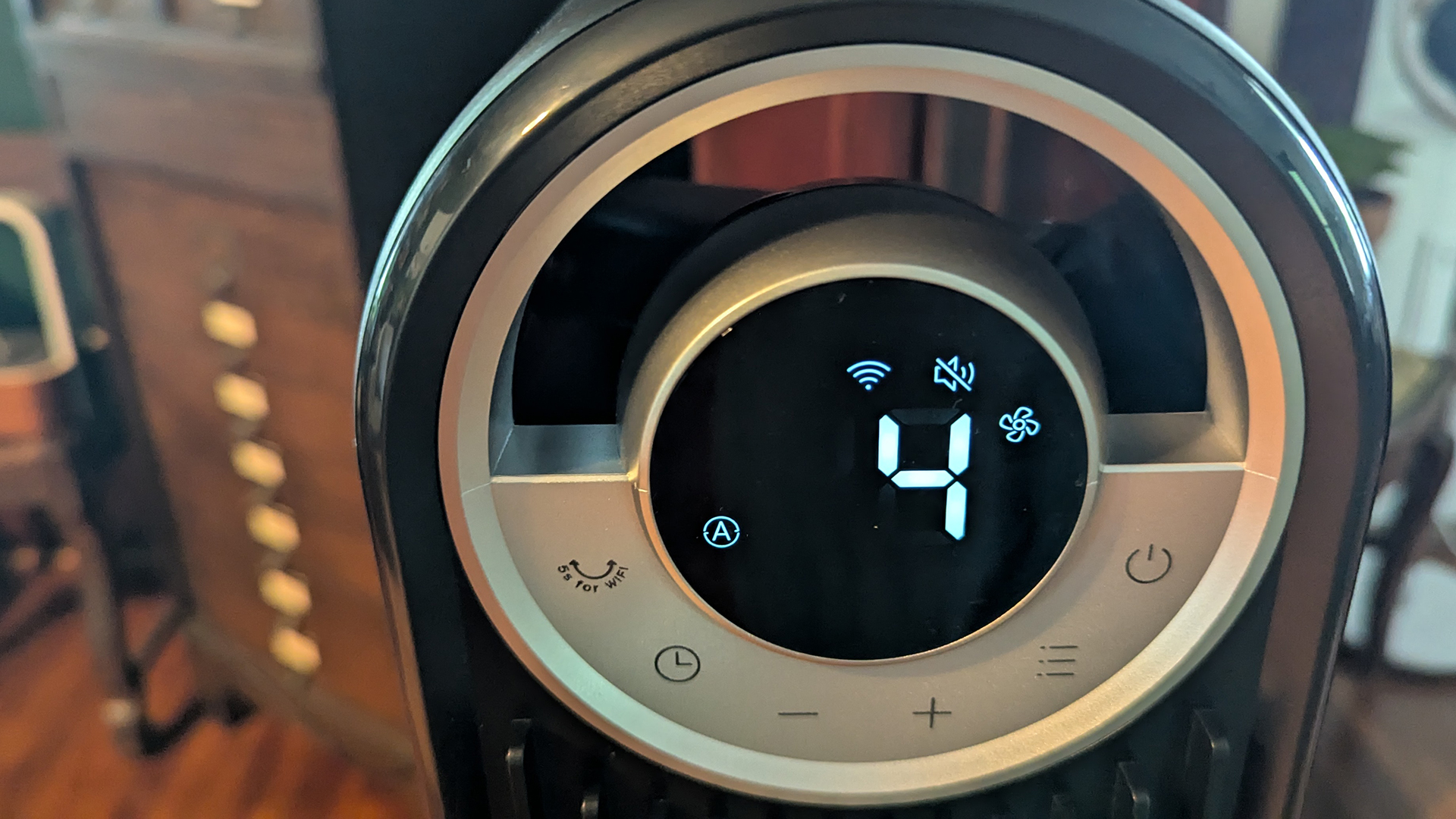 Dreo Smart Tower Fan 519S in reviewer's home