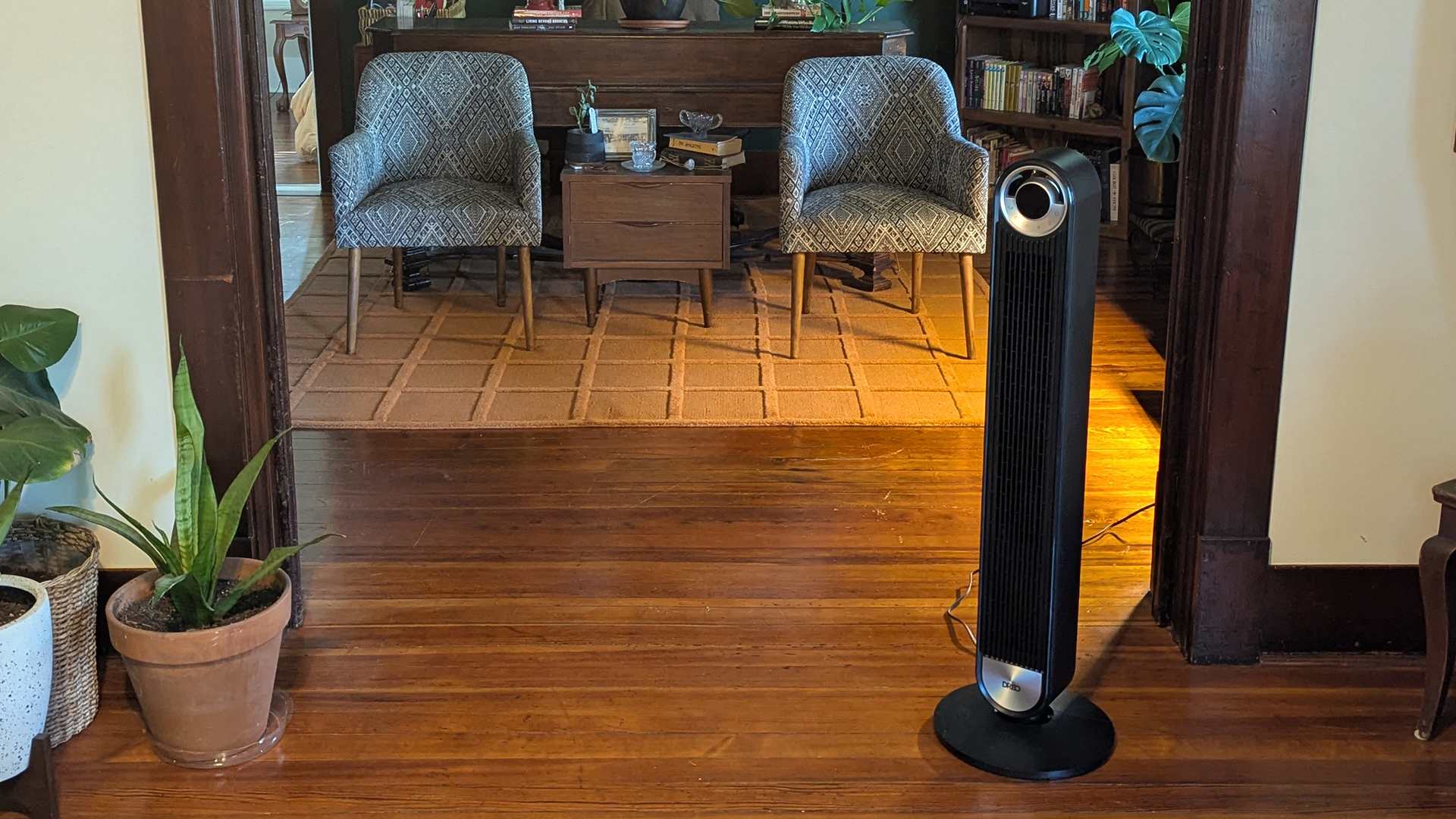Dreo Smart Tower Fan 519S in reviewer's home