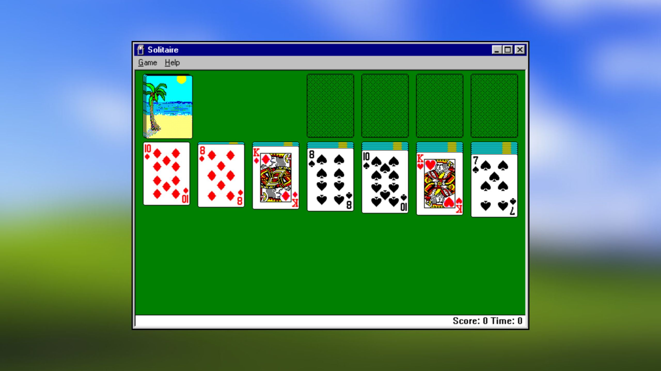 Solitaire screenshot