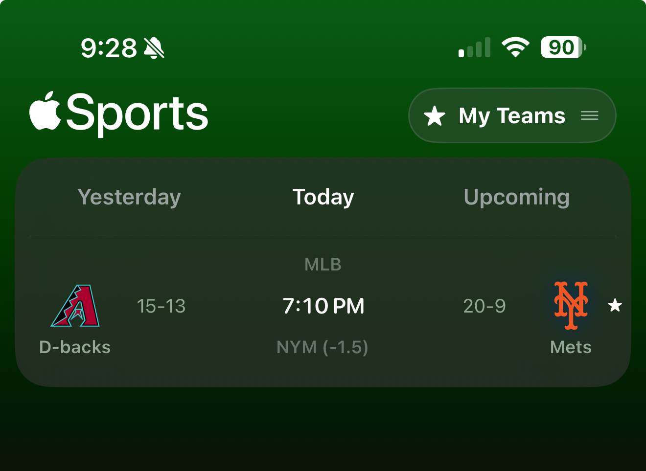 Apple Sports App