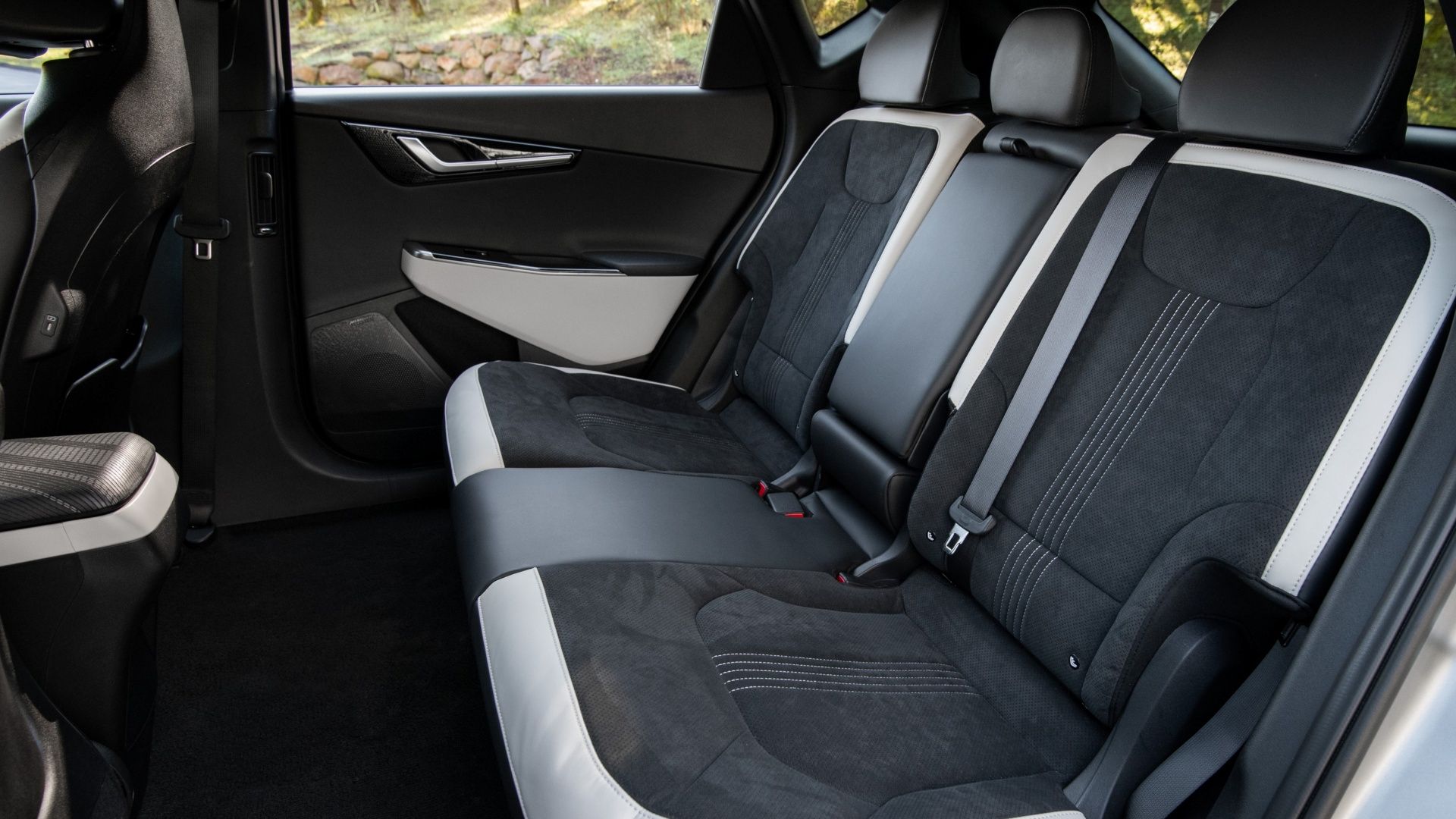 Kia EV6 Back Seats from the driver's side