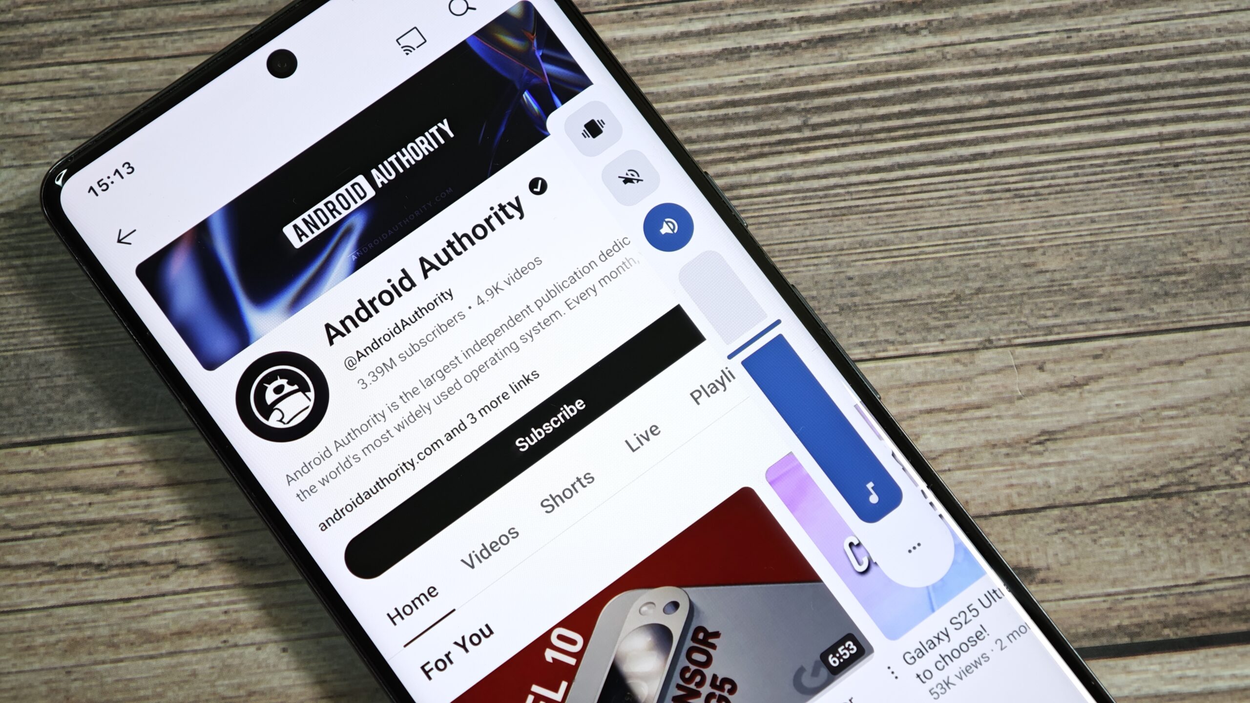 New volume slider UI in Android