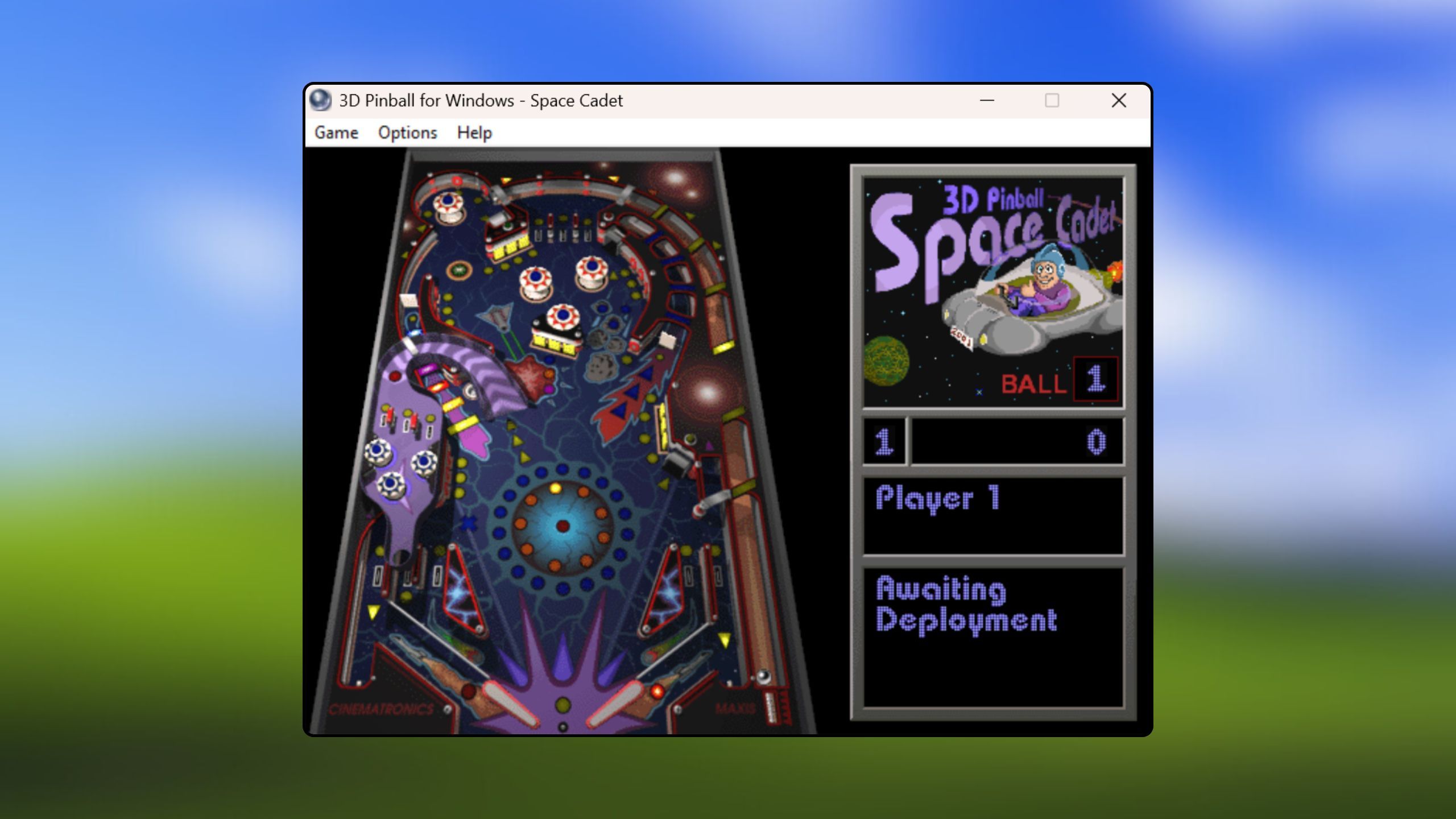 3D Pinball for Windows Space Cadet screenshot
