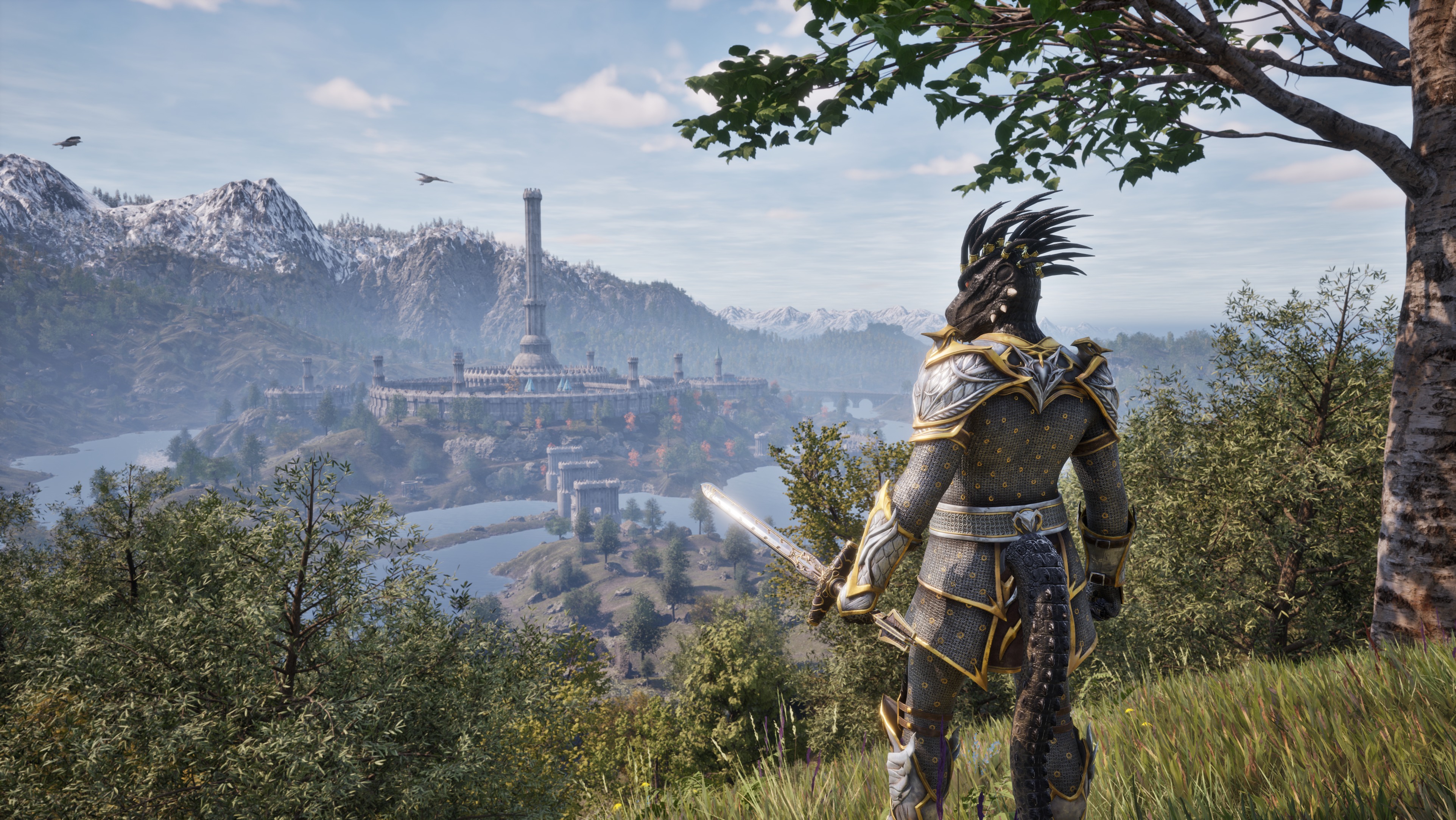 Promotional screenshot of an Argonian from The Elder Scrolls 4: Oblivion Remastered