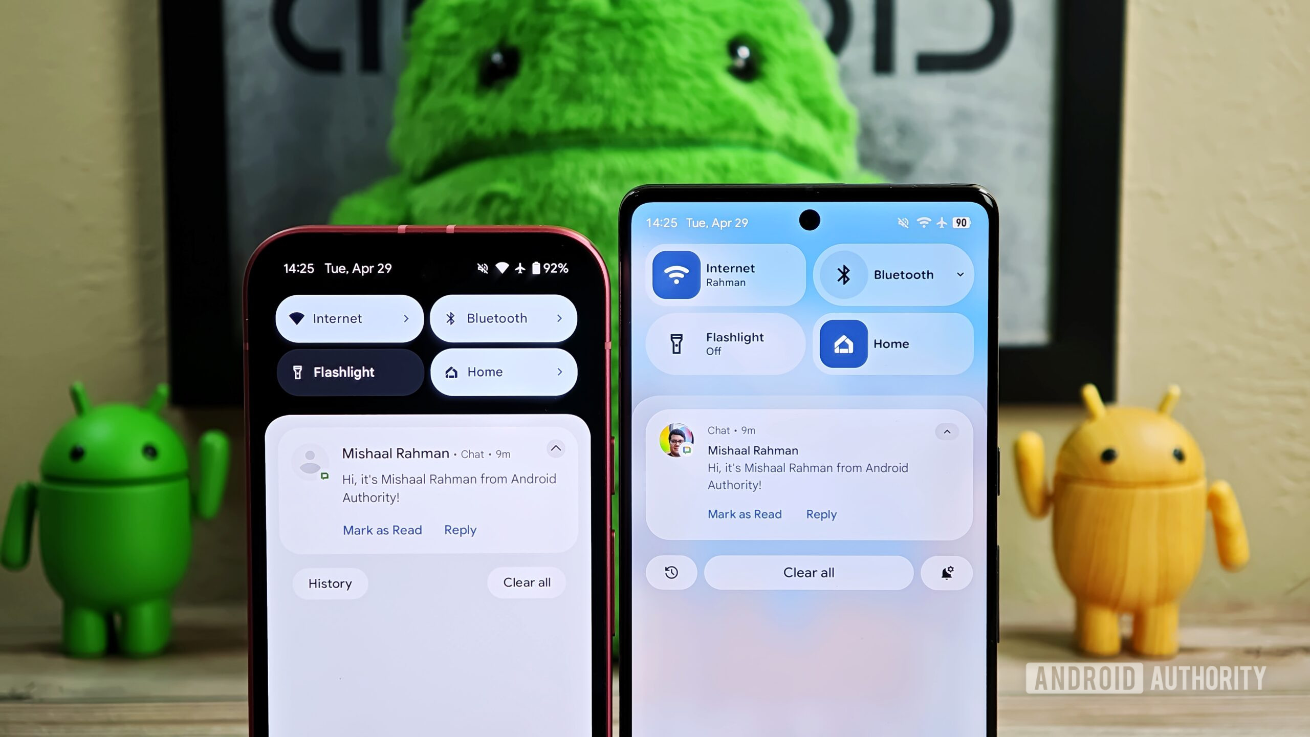 Old vs new Quick Settings panels in Android hero image Old vs new Quick Settings panels in Android hero image