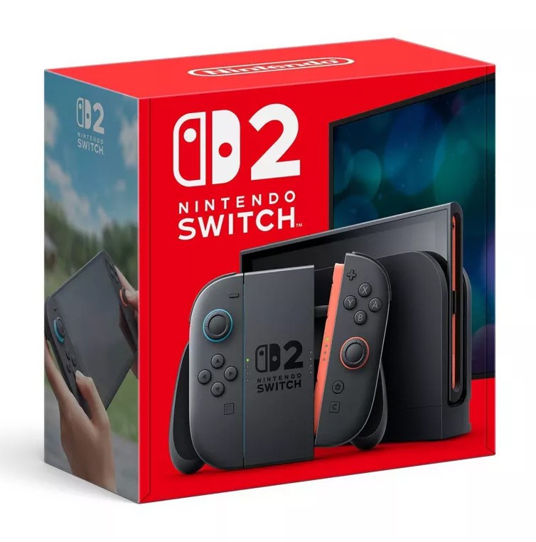 An isolated image of the Nintendo Switch 2 box art on a white background.
