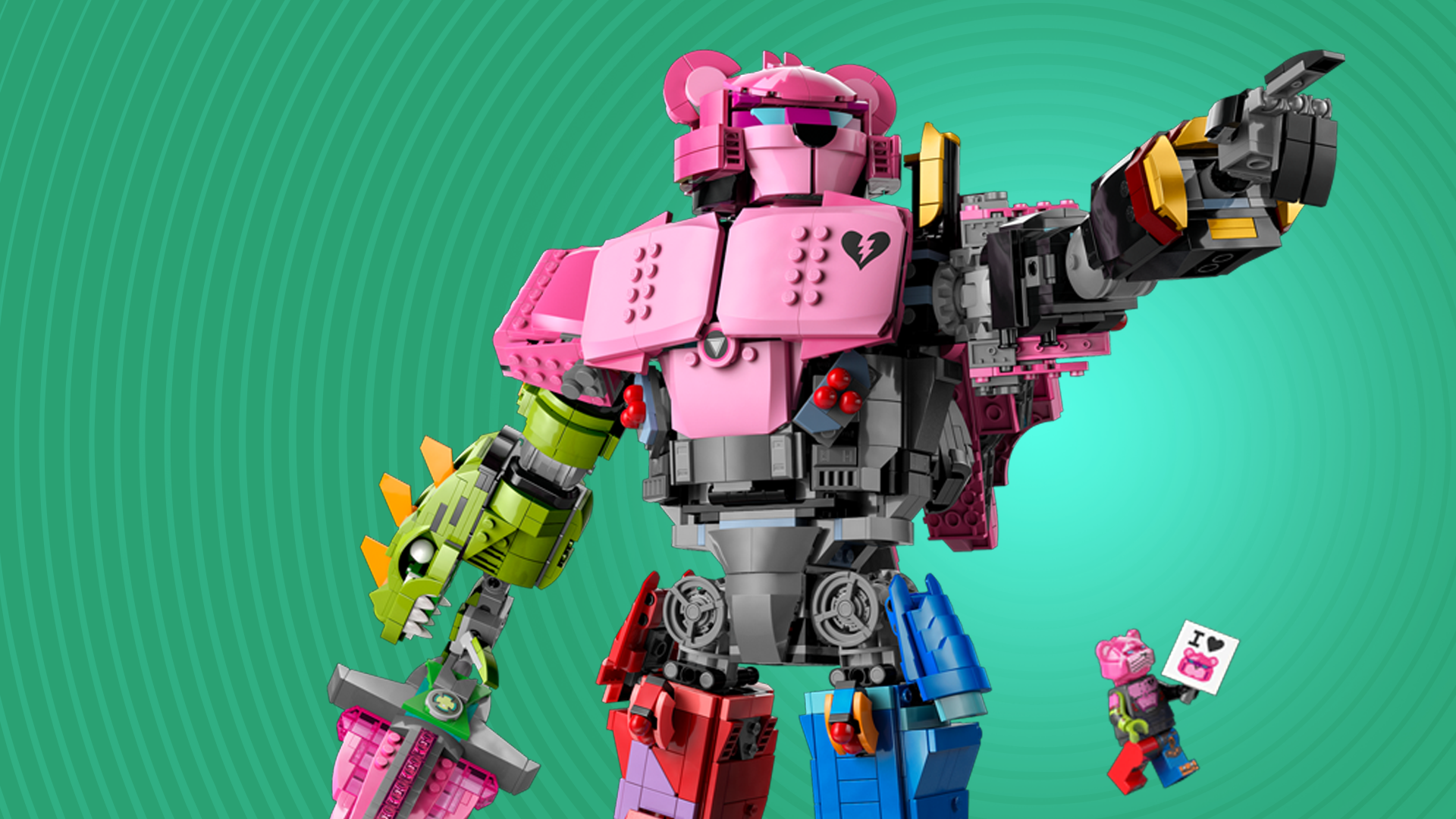 The Lego Mecha Team Leader build and minifig