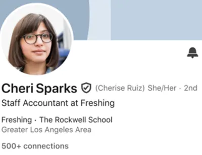 LinkedIn ID example