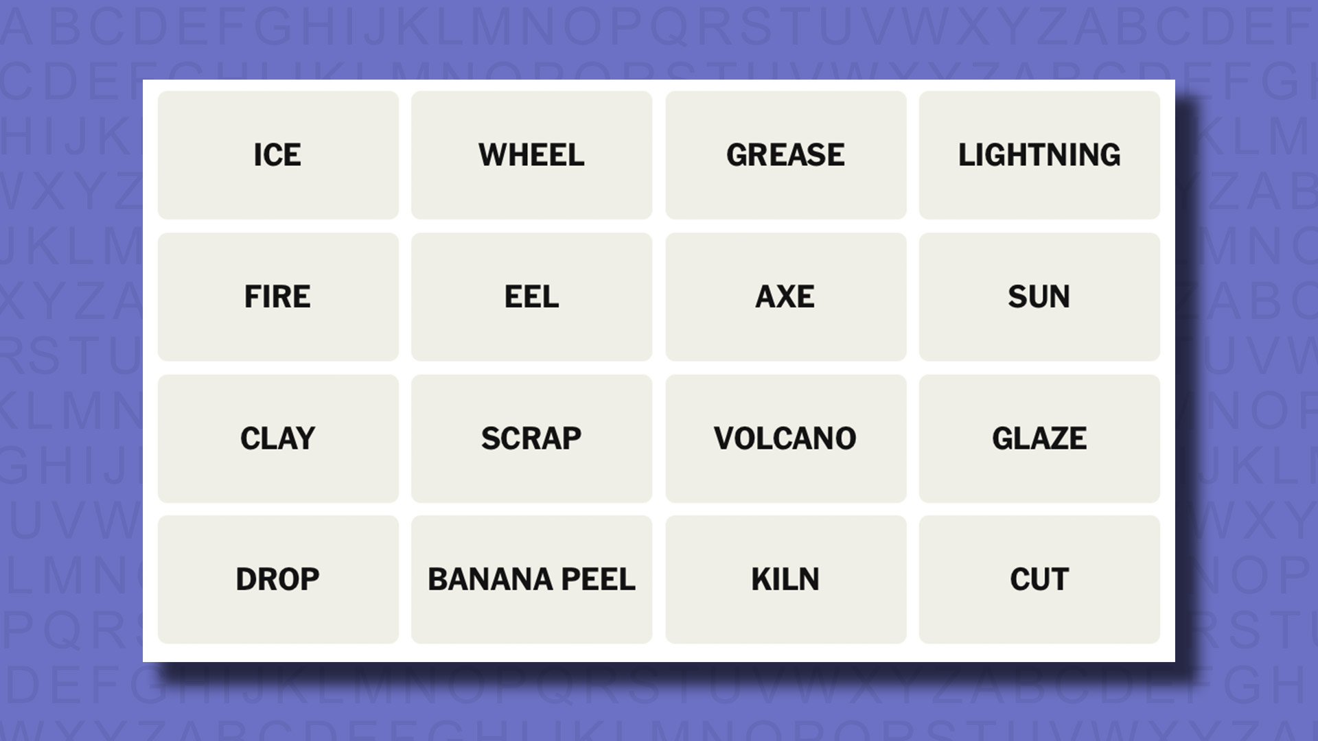 NYT Connections hints for game 681 on a purple background