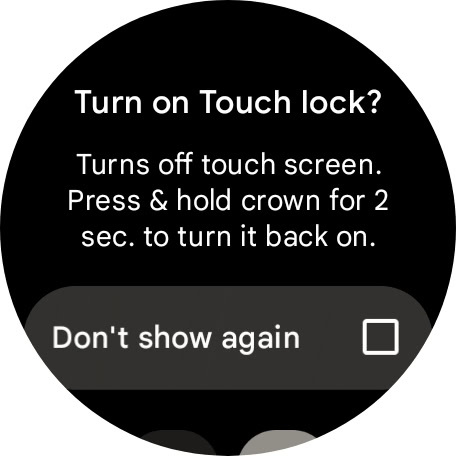 Pixel Watch Touch Lock 1