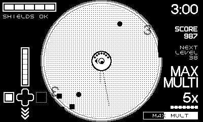 Fulcrum Defender game for Playdate Season 2