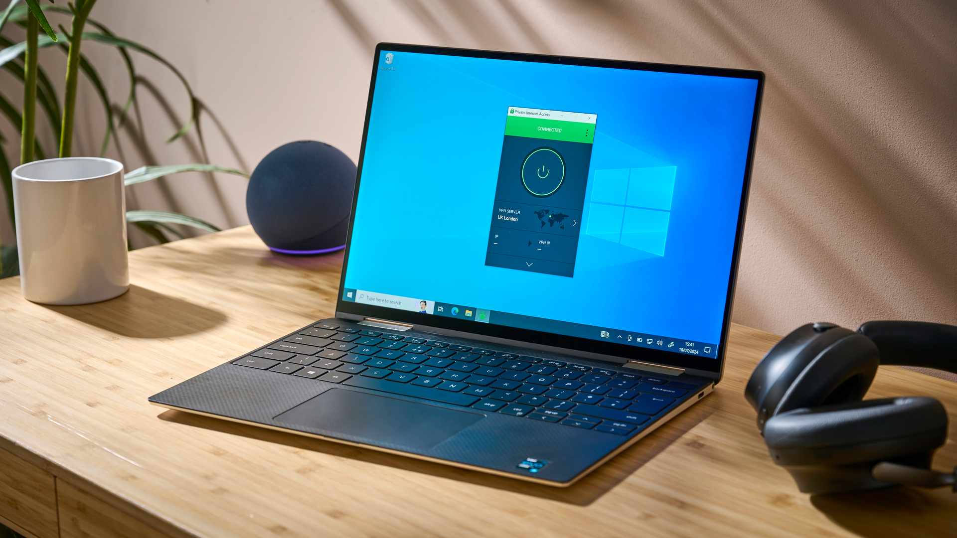 A Windows 11 laptop showing the desktop