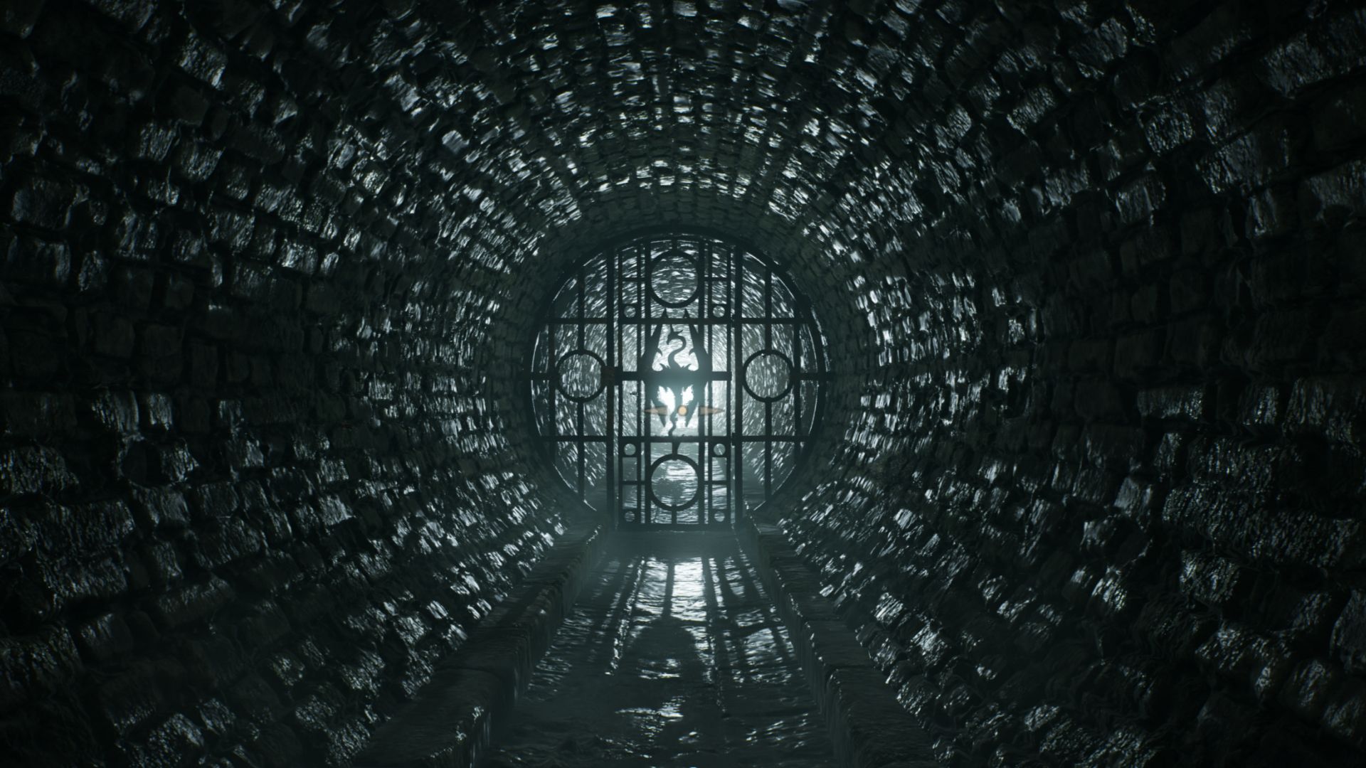 Emerging from the sewers in Oblivion Remastered.