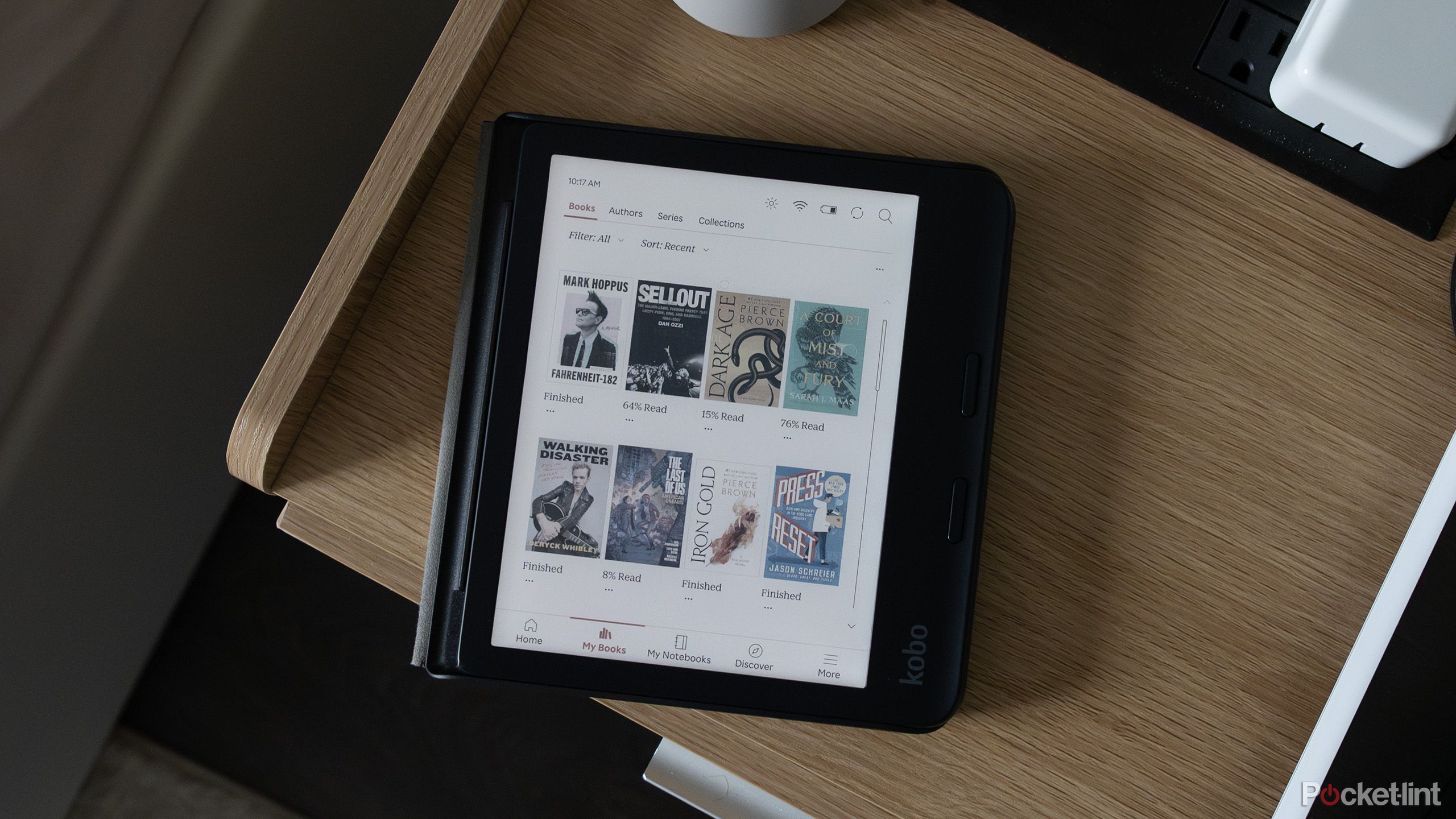 Kobo Libra Colour on a bedside table