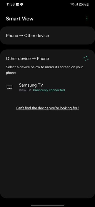 one ui 6 screen mirroring 2