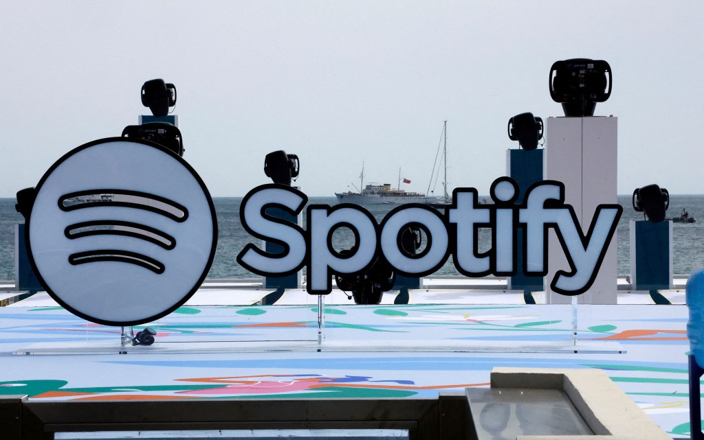 Spotify logo.