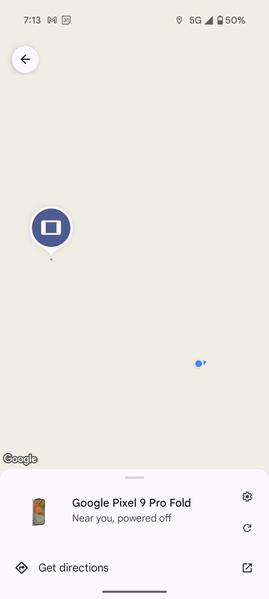 find phone when off pixel 9 pro fold test 2 evening