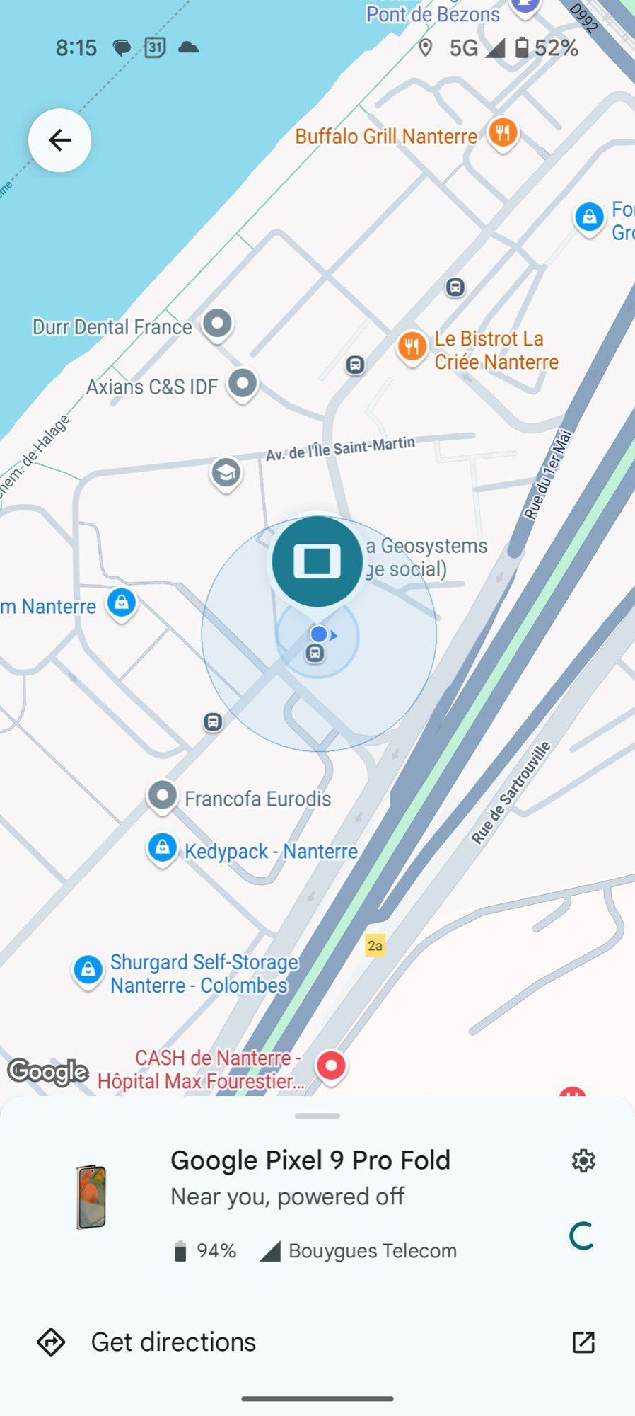 find phone when off pixel 9 pro fold test 4 1