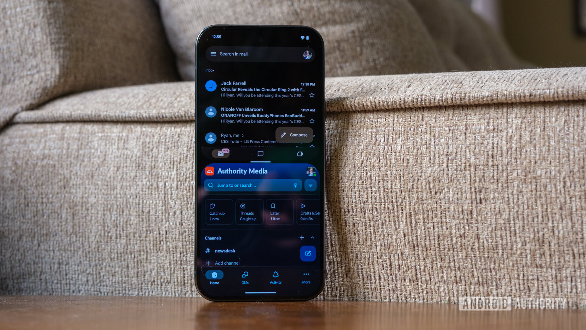 Android Productivity split screen Android Productivity split screen