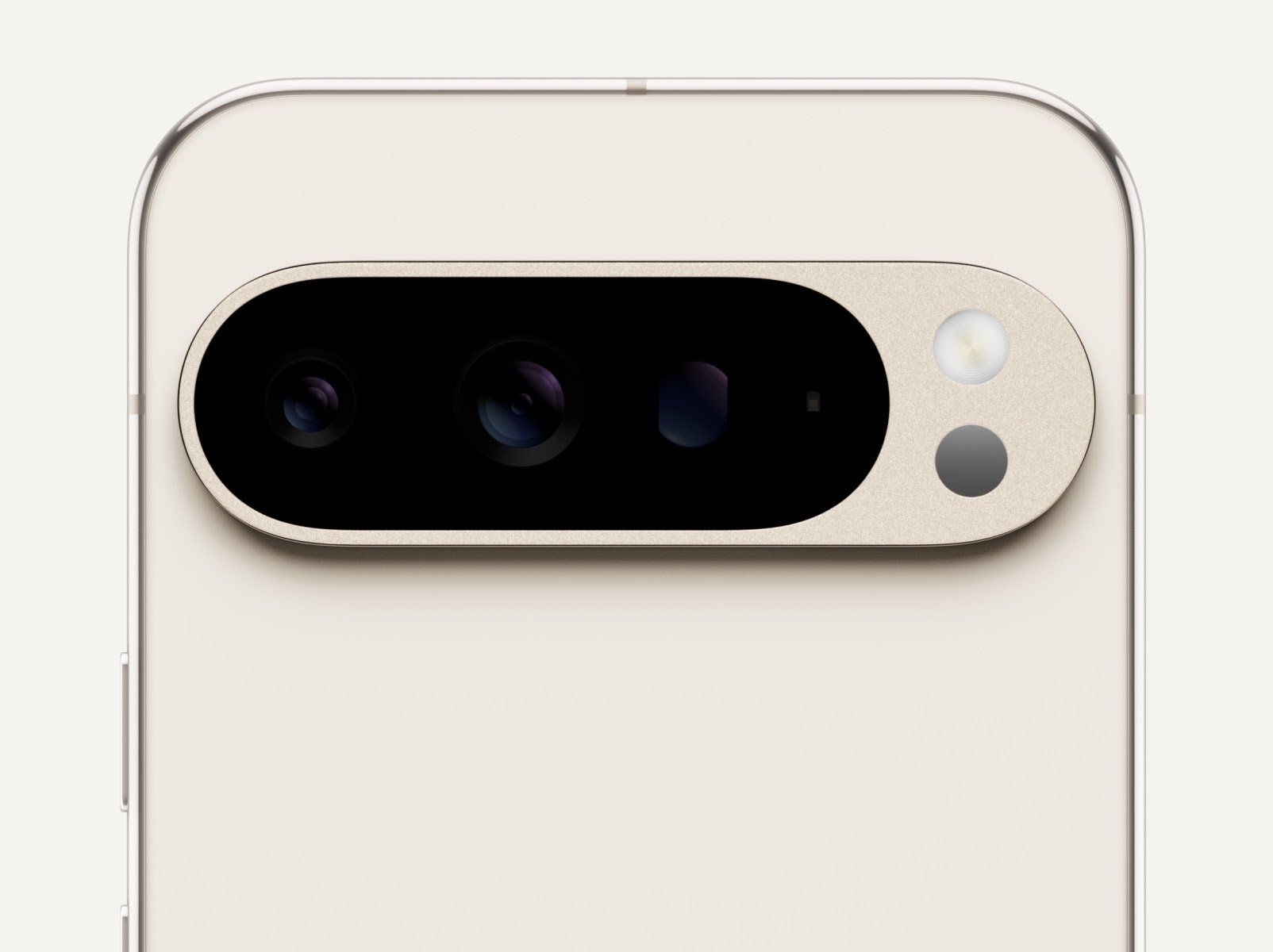 Close-up view of the Pixel 9 Pro XL phone camera