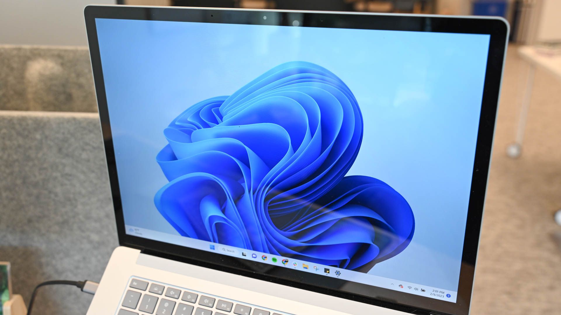 Laptop running Windows