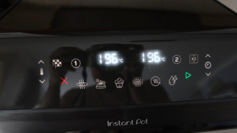 Control Panel - Instant Pot Vortex Dual Drawer 8L Air Fryer
