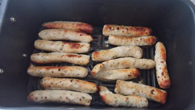 Chicken Sausages - Instant Pot Vortex Dual Drawer 8L Air Fryer