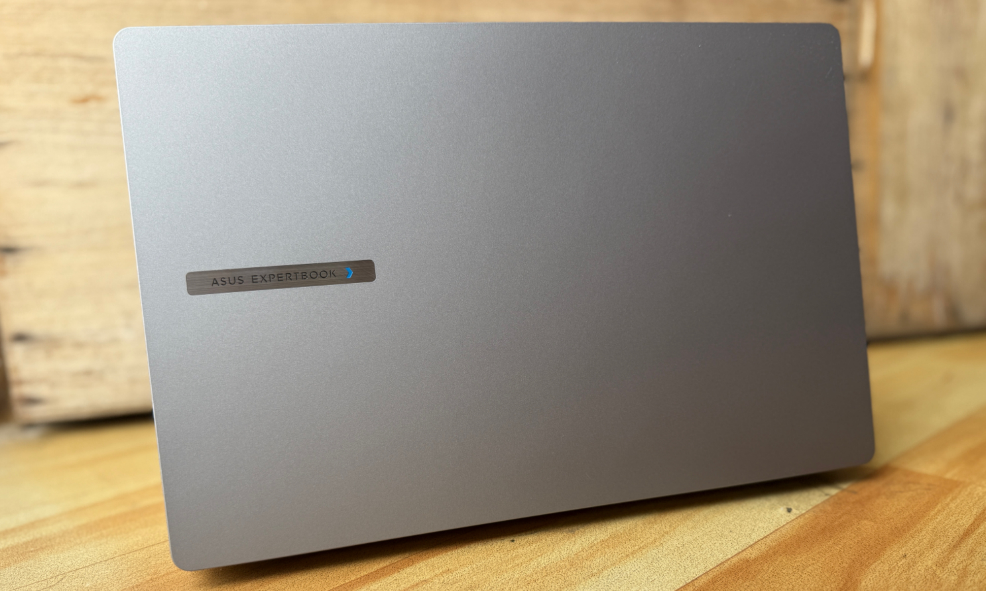 View of the lid on the Asus ExpertBook P1.