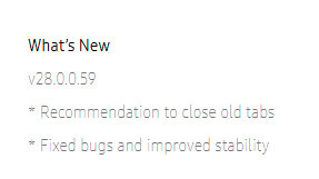 Samsung Internet Browser browsing assist update Samsung Internet Browser browsing assist update