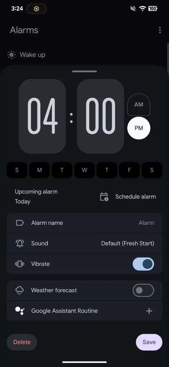 Google Clock expressive redesign alarm 2
