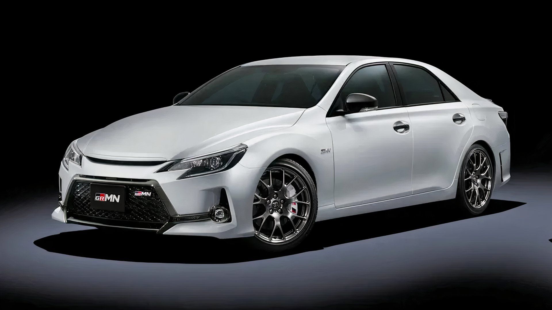 2019 Toyota Mark X GRMN White Front Angle