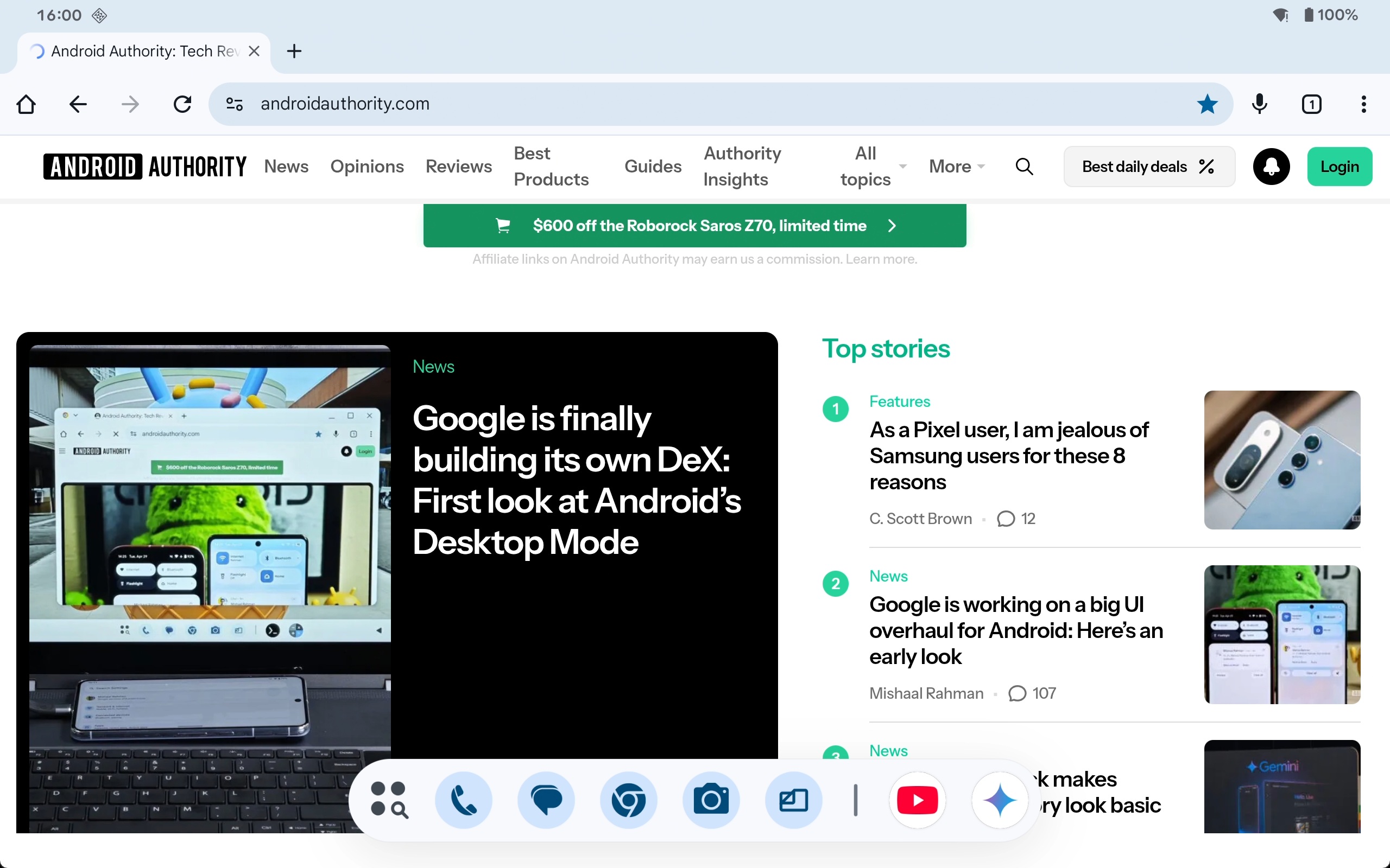 Android taskbar on tablets with recent apps Android taskbar on tablets with recent apps
