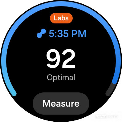 Samsung Health Antioxidant index measurement screen Samsung Health Antioxidant index measurement screen