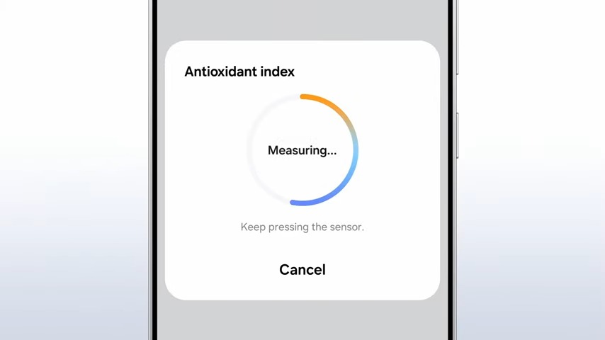 Samsung Health Antioxidant Index feature Samsung Health Antioxidant Index feature