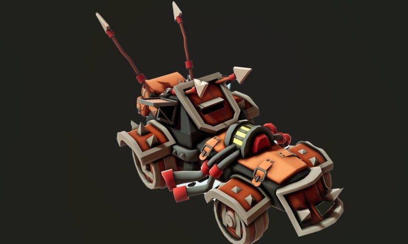 A car from Dungeons & Drivers.