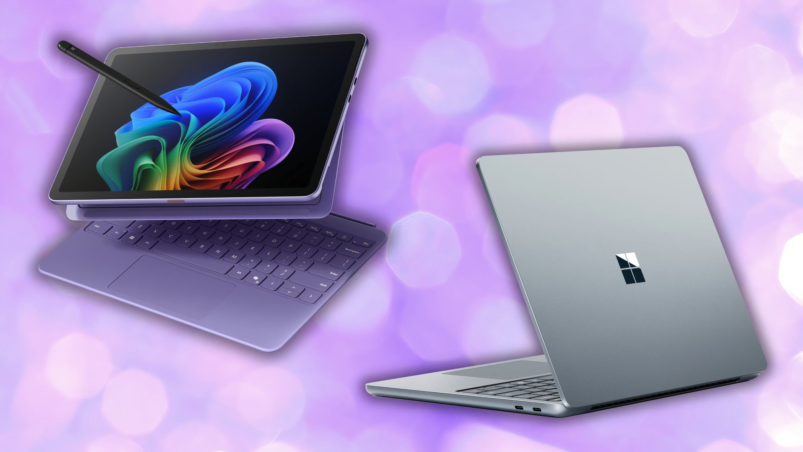 Microsoft Surface Pro, 12-inch and Surface Laptop, 13-inch hero image