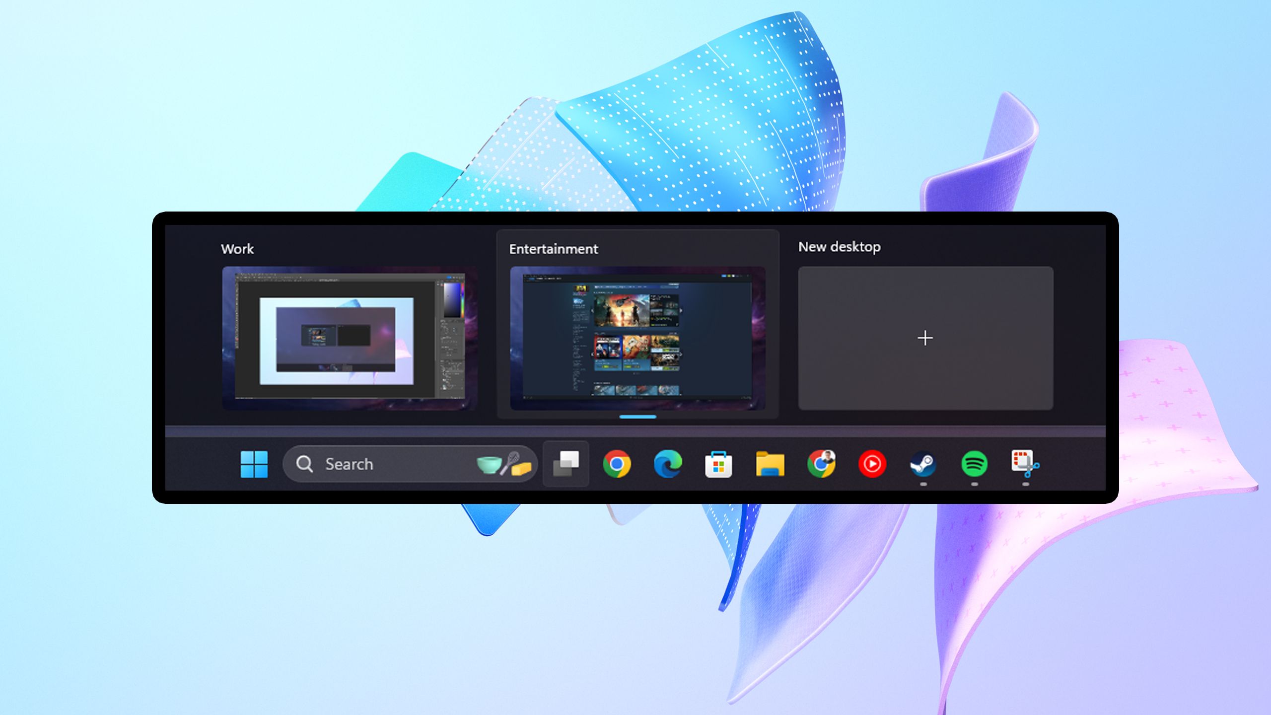 Windows 11 Virtual Desktops.