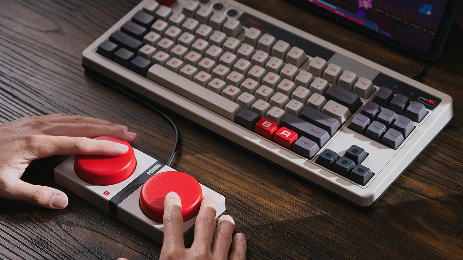 8BitDo Retro Mechanical Keyboard with Super Buttons 8BitDo Retro Mechanical Keyboard with Super Buttons